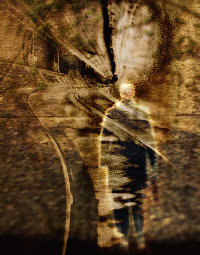 man in tunnel, getty image CC000892 (RF)